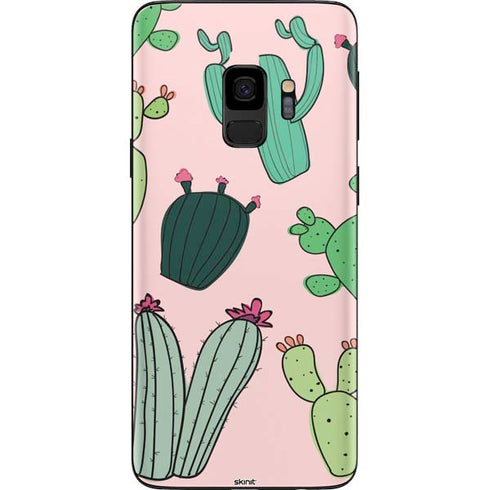 Cactus Print Galaxy S9 Skin